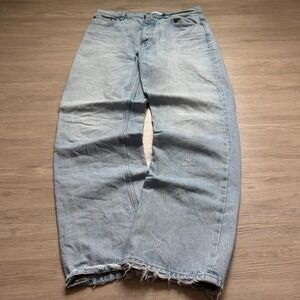 30x28 Blue Baggy Balloon Style Pin Up 2000s Y2K Vintage Jeans
